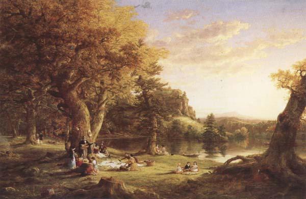 Thomas Cole The Pic-Nic Germany oil painting art